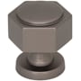 Top Knobs Stanmore 1-1/4 Inch Geometric Cabinet Knob from the Brockwell Collection Ash Gray