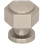 Top Knobs Stanmore 1-1/4 Inch Geometric Cabinet Knob from the Brockwell Collection Brushed Satin Nickel