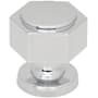 Top Knobs Stanmore 1-1/4 Inch Geometric Cabinet Knob from the Brockwell Collection Polished Chrome