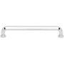 Top Knobs Stanmore 6-5/16 Inch Center to Center Handle Cabinet Pull from the Brockwell Collection Polished Chrome
