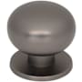 Top Knobs Lambert 1-1/4 Inch Mushroom Cabinet Knob from the Brockwell Collection Ash Gray