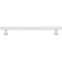Top Knobs Lambert 7-9/16 Inch Center to Center Bar Cabinet Pull from the Brockwell Collection Polished Chrome