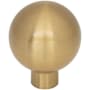 Top Knobs Brockwell 1-1/8 Inch Round Cabinet Knob Honey Bronze