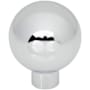 Top Knobs Brockwell 1-1/8 Inch Round Cabinet Knob Polished Chrome