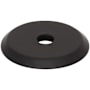 Top Knobs Brockwell 1 Inch Cabinet Knob Backplate Flat Black