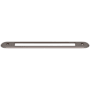 Top Knobs Brockwell 5-1/16 Inch Center to Center Cabinet Pull Backplate Ash Gray