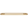 Top Knobs Brockwell 5-1/16 Inch Center to Center Cabinet Pull Backplate Honey Bronze