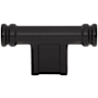 Top Knobs Newburn 2-1/4 Inch Bar Cabinet Knob from the Brockwell Collection Flat Black