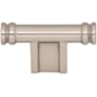 Top Knobs Newburn 2-1/4 Inch Bar Cabinet Knob from the Brockwell Collection Brushed Satin Nickel