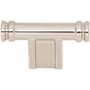 Top Knobs Newburn 2-1/4 Inch Bar Cabinet Knob from the Brockwell Collection Polished Nickel