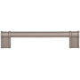 Top Knobs Newburn 5-1/16 Inch Center to Center Handle Cabinet Pull from the Brockwell Collection Ash Gray