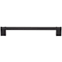 Top Knobs Newburn 7-9/16 Inch Center to Center Handle Cabinet Pull from the Brockwell Collection Flat Black