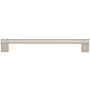Top Knobs Newburn 7-9/16 Inch Center to Center Handle Cabinet Pull from the Brockwell Collection Brushed Satin Nickel