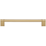 Top Knobs Newburn 7-9/16 Inch Center to Center Handle Cabinet Pull from the Brockwell Collection Honey Bronze