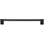 Top Knobs Newburn 8-13/16 Inch Center to Center Handle Cabinet Pull from the Brockwell Collection Flat Black