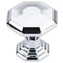 Top Knobs Chalet 1-1/8 Inch Geometric Cabinet Knob from the Chareau Collection Polished Chrome
