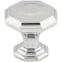 Top Knobs Chalet 1-1/8 Inch Geometric Cabinet Knob from the Chareau Collection Polished Chrome