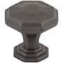 Top Knobs Chalet 1-1/8 Inch Geometric Cabinet Knob from the Chareau Collection Sable