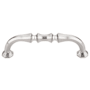 Top Knobs Chalet 3-3/4 Inch Center to Center Handle Cabinet Pull from the Chareau Series - 10 Pack Brushed Satin Nickel