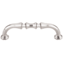 Top Knobs Chalet 3-3/4 Inch Center to Center Handle Cabinet Pull from the Chareau Collection Brushed Satin Nickel