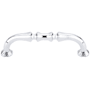 Top Knobs Chalet 3-3/4 Inch Center to Center Handle Cabinet Pull from the Chareau Collection Polished Chrome