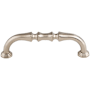 Top Knobs Chalet 3-3/4 Inch Center to Center Handle Cabinet Pull from the Chareau Collection Polished Nickel