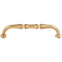 Top Knobs Chalet 5 Inch Center to Center Handle Cabinet Pull from the Chareau Collection Honey Bronze