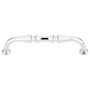 Top Knobs Chalet 5 Inch (128 mm) Center to Center Handle Cabinet Pull from the Chareau Series - 10 Pack Polished Chrome