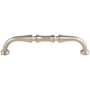 Top Knobs Chalet 5 Inch Center to Center Handle Cabinet Pull from the Chareau Collection Polished Nickel