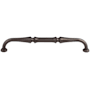 Top Knobs Chalet 7 Inch Center to Center Handle Cabinet Pull from the Chareau Collection Ash Gray