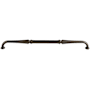 Top Knobs Chalet 12 Inch Center to Center Handle Cabinet Pull from the Chareau Collection Ash Gray