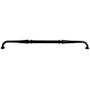 Top Knobs Chalet 12 Inch Center to Center Handle Cabinet Pull from the Chareau Collection Sable
