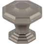 Top Knobs Chalet 1-1/2 Inch Geometric Cabinet Knob from the Chareau Collection Ash Gray