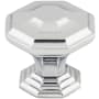 Top Knobs Chalet 1-1/2 Inch Geometric Cabinet Knob from the Chareau Collection Polished Chrome