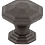 Top Knobs Chalet 1-1/2 Inch Geometric Cabinet Knob from the Chareau Collection Sable