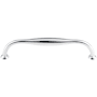 Top Knobs Shrewsbury 6-5/16 Inch Center to Center Handle Cabinet Pull from the Chareau Collection Polished Chrome