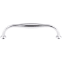 Top Knobs Shrewsbury 5-1/16 Inch Center to Center Handle Cabinet Pull from the Chareau Collection Polished Chrome