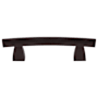 Top Knobs Arched 3 Inch Center to Center Bar Cabinet Pull from the Sanctuary Series - 10 Pack Oil Rubbed Bronze