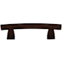Top Knobs Arched 3 Inch Center to Center Bar Cabinet Pull from the Sanctuary Collection Oil Rubbed Bronze