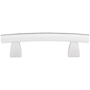 Top Knobs Arched 3 Inch Center to Center Bar Cabinet Pull from the Sanctuary Collection Polished Chrome