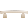 Top Knobs Arched 3 Inch Center to Center Bar Cabinet Pull from the Sanctuary Collection Polished Nickel