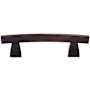 Top Knobs Arched 3 Inch Center to Center Bar Cabinet Pull from the Sanctuary Collection Tuscan Bronze