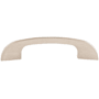Top Knobs Curved 4 Inch Center to Center Handle Cabinet Pull from the Sanctuary Collection Brushed Satin Nickel