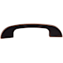 Top Knobs Curved 4 Inch Center to Center Handle Cabinet Pull from the Sanctuary Collection Tuscan Bronze