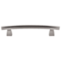 Top Knobs Arched 5 Inch (128 mm) Center to Center Bar Cabinet Pull from the Sanctuary Series - 10 Pack Brushed Satin Nickel