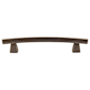 Top Knobs Arched 5 Inch (128 mm) Center to Center Bar Cabinet Pull from the Sanctuary Series - 10 Pack German Bronze