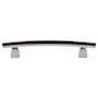 Top Knobs Arched 5 Inch (128 mm) Center to Center Bar Cabinet Pull from the Sanctuary Series - 10 Pack Polished Nickel