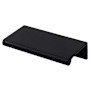 Top Knobs Europa 2 Inch Center to Center Finger Cabinet Pull from the Mercer Series - 10 Pack Black