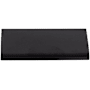 Top Knobs Europa 2 Inch Center to Center Finger Cabinet Pull from the Mercer Series Black