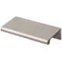 Top Knobs Europa 2 Inch Center to Center Finger Cabinet Pull from the Mercer Series Brushed Satin Nickel